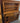 09480 Oak Wood Hutch with Glass Doors