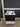 40178 Vintage Electric Stove with Black and White Finish