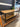 67558 Industrial Wood and Metal Coffee Table