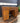 93722 Vintage Wooden Office Desk with Brass Handles