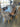 58477 Rustic Dining Table Set with Upholstered Chairs