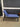25516 Blue Outdoor Chaise Lounge with Wheels