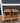 79004 *Ethan Allen* Vintage Wooden Side Tables with Storage Drawer