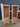 94225 Pair of Rustic Wooden Display Cabinets