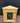 28042 Corner Wall-Mounted Wooden Cabinet with Stained Glass Door