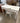58344 Elegant White Writing Desk with Spindle Chair