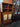 74128 Rustic Wooden Storage Cabinet with Open Shelves