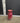 59952 Vintage Red Metal Milk Can Vase