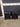 10414 Vintage Black Nightstands with Brass Knobs