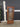 44372 Rustic Glass Display Cabinet with Deer Etching