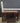 27492 Vintage Dark Wood Office Desk with Drawers