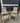05827 Vintage Patio Chair Set with Glass Table and Ottomans