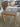 03280 Granite Top Dining Table with Wooden Legs