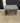 06738 Modern Gray Upholstered Bench