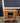 32632 Vintage Wooden Desk with Six Drawers