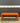 80597 Modern Orange Console Table