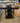 28022 Modern Espresso Console Table with Drawer