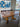 47060 Vintage Wooden Dining Table