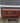98203 Vintage Cherry Wood Glass Door Cabinet