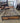 82609 Industrial Metal and Wood Bed Frame