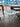 43605 Round Glass Top Table with Wrought Iron Base