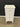 75405 White Marble-Top Tall Dresser with Gold Knobs