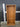 48028 Oak Finish Wooden Display Cabinet