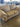 88959 Beige Corduroy Two-Seater Sofa with Rolled Arms