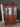48717 Vintage Wooden Hutch with Glass Doors *MISSING SHELVES*