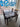 50112 Dark Wood Dining Table with Four Chairs