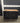 01419 Elegant Black Kitchen Cabinet with Metal Handles
