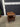 55507 Vintage Wooden End Table with Carved Floral Design