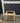 20337 Modern Glass Top Side Table with Wooden Frame