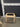 20337 Modern Glass Top Side Table with Wooden Frame