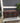 09385 Vintage Dark Wood TV Console with Glass Panel