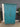 12487 Rustic Turquoise Wooden Cabinet