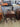 32172 Dark Wood Side Table with Storage Drawer
