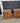 22989 Vintage Wooden Nightstands with Brass Handles