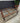 70146 Vintage Glass-Top Coffee Table with Wooden Frame