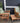 64425 Vintage Wooden Patio Armchairs with Leaf Pattern Cushions