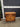 96701 Vintage Wooden Cabinet with Ornate Hardware