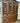 11638 Vintage Wooden China Cabinet with Glass Doors