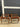 32831 Antique Wooden Glass-Top End Tables