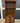 96649 Vintage Wooden Bookshelf with Cabinet Doors