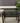 68344 Modern Glass Console Table with Black Legs