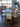 07014 Rustic Round Dining Table with High Back Chairs