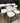 01774 Set of 5 White Stackable Dining Chairs