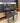 21197 Modern Black Metal Dining Chairs with Decorative Backrest