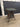 88768 Round Wicker Outdoor Side Table with Glass Top