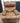 56184 Cozy Brown Leather Recliner Chair